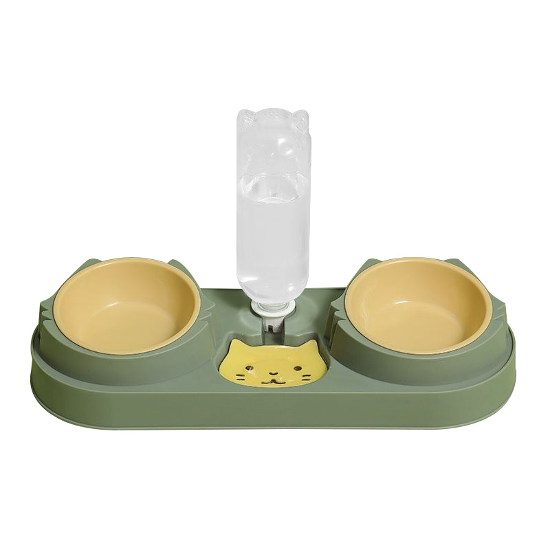 وعاء مياه الشرب الأوتوماتيكي على شكل لحية صغيرة لتغذية الحيوانات الأليفة