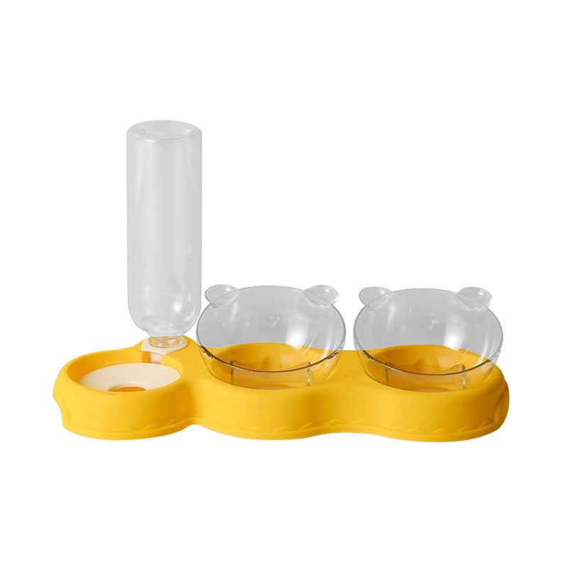 نسخة مطورة من وعاء إعادة التعبئة التلقائي لحارس الرقبة المائل للحيوانات الأليفة