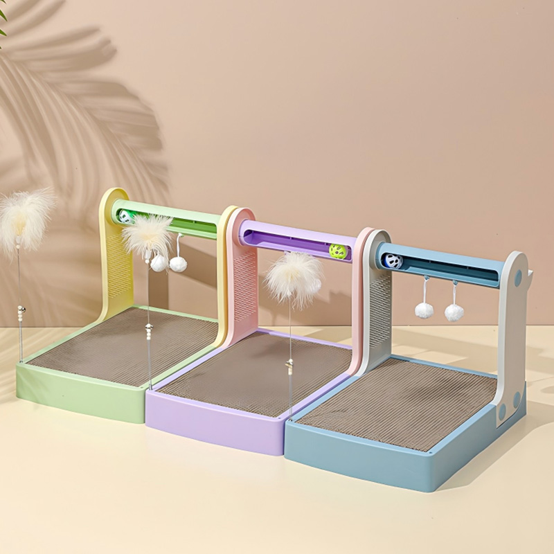 لوحة لعبة خدش القطة ذات التركيبة العمودية