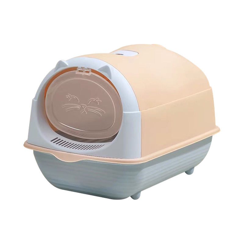 صندوق فضلات القطط المغلق المقاوم للرائحة والغبار