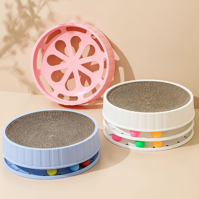 لوح مخلب القطة متعدد الوظائف مكون من طبقتين للحيوانات الأليفة